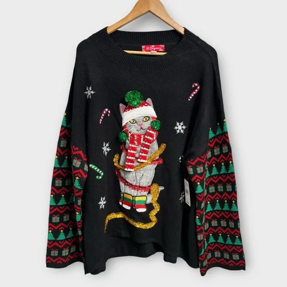 33 Degrees Sweaters Nwt Ugly Christmas Sweater Womens Size 2x